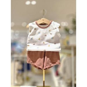 블루독베이비 10 26SS신상 (BR)사파리뱀부나시내의(백일돌아기옷) (4637005417)