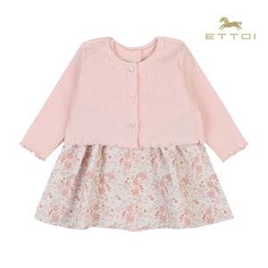 [에뜨와]엘리플라워가디건 SET 원피스 07T124002/출산선물,백일,돌선물,조카선물