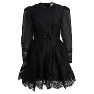 짐머만 미디 원피스 5241DF251 BLK BLACK