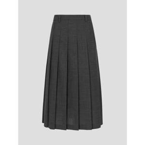 [빈폴레이디스] 울폴리 플리츠 스커트 애쉬 (BF6327C294)