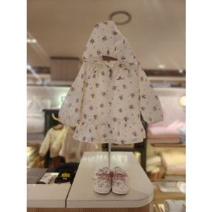 밍크뮤ch 레드다발플라워점퍼운동화세트(돌유아베이비바람막이쟈켓) (36115110050)