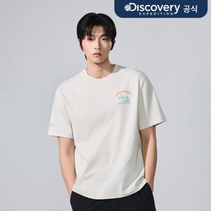 [디스커버리] 유니 스몰 레이크 그래픽 반팔티셔츠 (IVORY) DXRS7M063-IVS