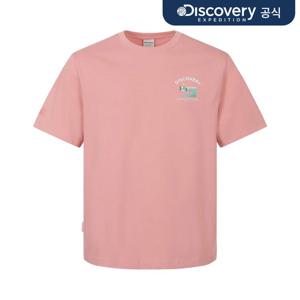[디스커버리] 유니 스몰 레이크 그래픽 반팔티셔츠 (Peach) DXRS7M063-PCS