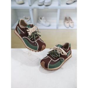 [코디엘루]투톤 소가죽 여성 스니커즈 운동화 5cm CDMD501153-1