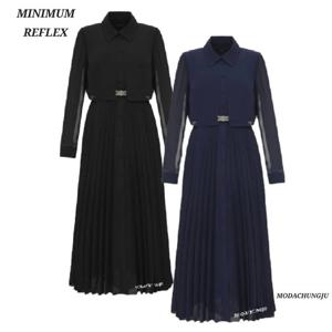 [미니멈]MD 카라넥 레이어드 플리츠원피스 MD MYBAWO4310 MD_CJ