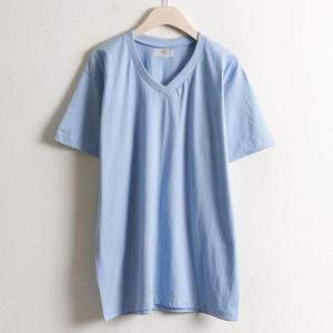 [강물처럼]아이우먼 베이직브이반팔티 PCw045M401 빅사이즈 (124