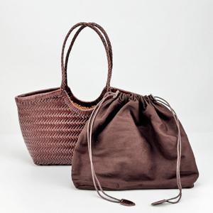 [아도라하우스]어반백 여성메쉬백 드래곤백 가죽 메쉬 토트백URB