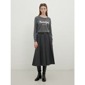 올리브데올리브 (OW5XS977) 플리츠 롱 스커트