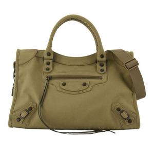 발렌시아가 르 시티 미디엄 토트백 823058 2ABQ2 3563 KHAKI AR