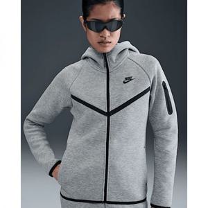 나이키 스포츠웨어 테크 플리스 윈드러너 여성 풀집 후디 - 다크 그레이 헤더블랙 HV6748-063 272151