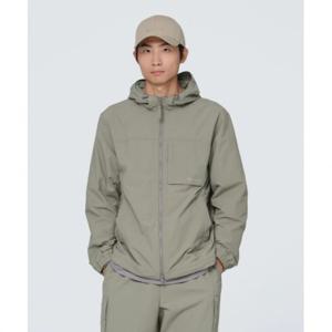 스노우피크 SNOWPEAK APPAREL 캠플 포켓 바람막이 (S24FMCWB12) Khaki Gray S24FMCWB12KG 338170