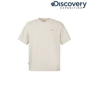 [디스커버리] 유니 세미오버핏 반팔티셔츠 DXRS53063-IVD