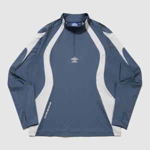 엄브로긴팔티 VQA UR121SFS39-BRS PTR 풋볼 트레이닝 하프집업 / BERING SEA