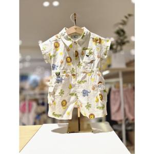 블루독베이비 10 26SS신상(CR)정글애니멀점프수트(백일돌아기옷) (4631442203)