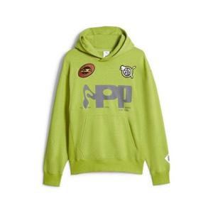 푸마  퍽스앤미니 그래픽 후드 티셔츠 - 라이트 그린 622677-78 253345