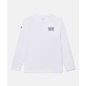 데상트 오버핏 그래픽 긴팔 티셔츠 화이트(SQ123UTL31) SQ123UTL31_WHT0 360060