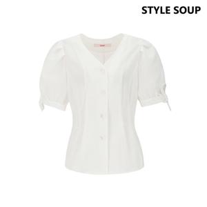 [숲]리본 소매 블라우스 SB5SS3F