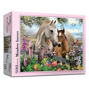 [하비스]직소퍼즐 풍경 명화 초원의 말 500피스 PL712