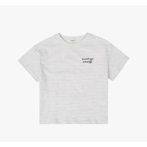 [치크(키즈)]선염스트라이프 반팔 티셔츠 CKRA2642U