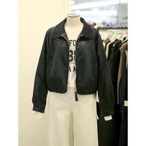 메종블랑쉬 세이브존03 데님 카라 페이크 레더 점퍼 AQM261JJP204A