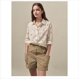 올리비아로렌 HC04 프린트 셔츠형 블라우스 VVCNL5M4171