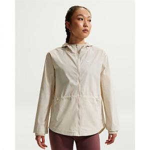 나이키 원 여성 UV 후드 트레이닝 재킷 - 라이트 오어우드 브라운화이트 IF1167-104 401231