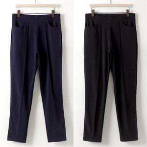 [강물처럼]위쉬몰 JP 여유핏핀턱밴딩팬츠(w024H209) 빅사이즈 (9