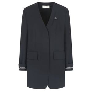 [JJ JIGOTT][JJ지고트]레터링 롤업 브이넥 재킷 GP4A0JKR51_DG