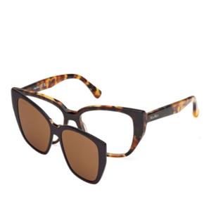 막스마라 톨토이즈쉘 렉탱귤러 클립온 안경테 MM5212 53052 052