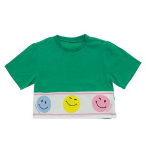 [티파니(백)]그린스마일배색티(T42KBT070)