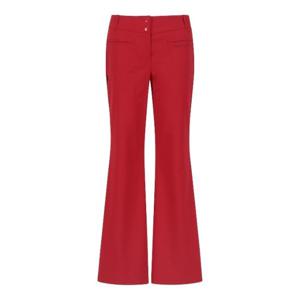 파리게이츠골프바지 NQC 521E2PT402_RE 여성 백 로고 밴딩 부츠컷 팬츠