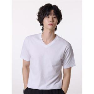 탑텐 TOPTEN 공용 코튼 브이넥 T_MSG2TV3901 MSG2TV3901 405847