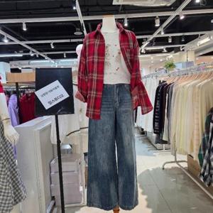 밀스튜디오 DP02 안쪽이중짜임의 체크남방셔츠 LS4BLS106