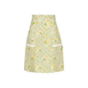 펜디 플로럴 프린트 포켓 미디 스커트 FQ7721AW9S