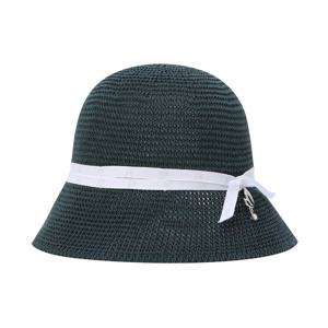 [마스터바니] 여성 크리스탈 심볼 리본 크로셰 버킷햇 421F2CP208_GN