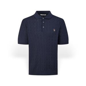 [헤지스] 남성 린넨 혼방 케이블 카라 니트 HZSW6B553N2