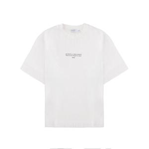 오프화이트 반팔 티셔츠 44MAA120 S26J007100 WHITE