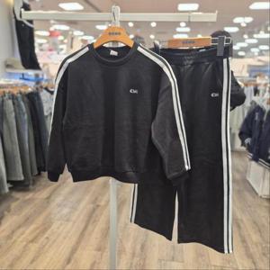 에스핏 HC23 공용) 두줄 맨투맨 세미와이드 세트 SJA101UKTR08