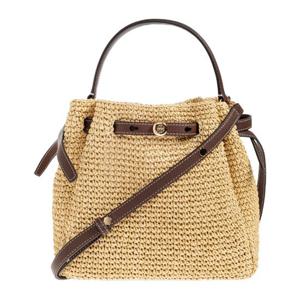 토리버치 콘트라스트 가죽 트림 드로우스트링 토트백 178665 25