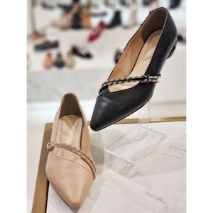 DAKS 닥스 여성 2CM 양가죽 플랫 펌프스 DLF2301 2색상