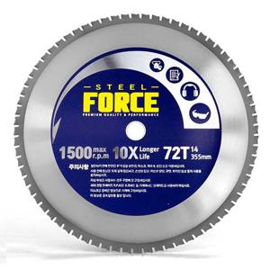 STEELFORCE 원형톱 날(금속용)_TH-SC355SB(14) 355X2 부품 소모품 자재