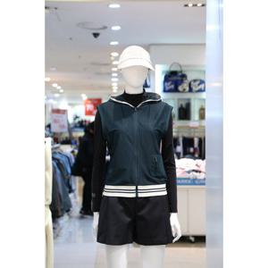 [벤제프][벤제프] BR2MWTV815 DARK GREEN 여성 전판 펀칭 풀집업