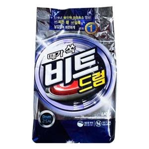 드럼세탁기용 라이온 비트 드럼 세탁세제 리필 2.5kg