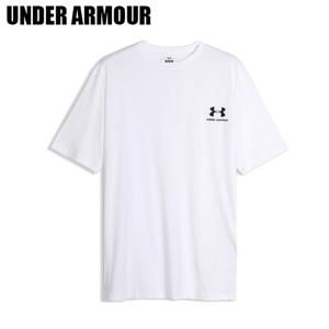 [언더아머] 남성 스포츠 스타일 레프트 체스트 반팔 1326799-100