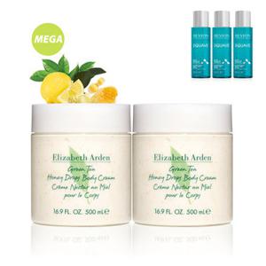 [백화점]그린티 허니드롭바디크림 500ml 메가 1 + 1 스페셜 세트(+미셀라샴푸300ml추가)