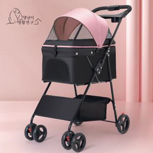 강아지유모차 반려견 펫모차 폴딩 일체형 애견유모차 경량 개모