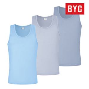 [트라이]BYC 남성 민소매 하이앤노블 80수 면스판 런닝 난닝구