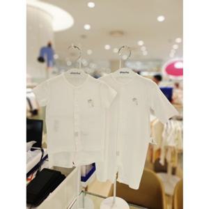 [압소바 의류] 신생아 케잉모달 7부 우주복 내의세트 (26년여름신상) (A1310604A)