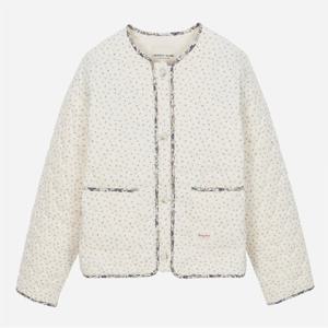 [써스데이아일랜드](T262MJP133W)잔꽃 프린트 퀼팅 점퍼