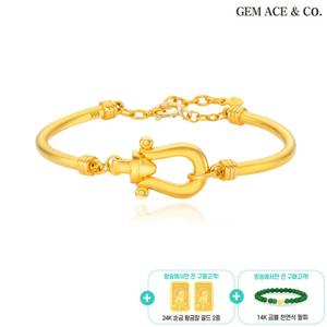 제메이스 24K순금 시그니처 행운 뱅글 팔찌+24K순금 2종+14K 천연석 팔찌 1종